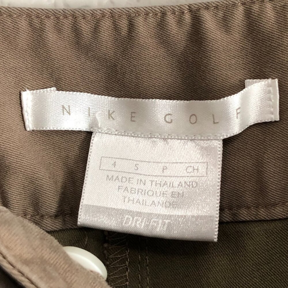 Nike Golf Dri-Fit Brown Golf Shorts Women's 4 Cotton Blend Modest Inseam Long - Picture 5 of 10